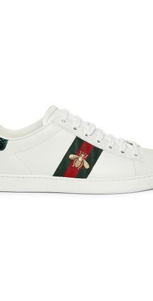 gucci women's new ace embroidered sneakers - size 6 neutral